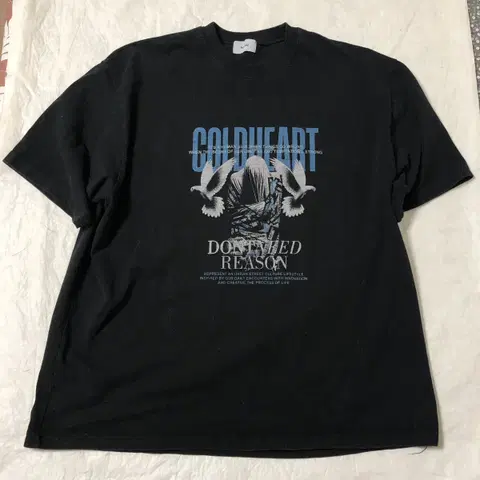 Hoodie 보세 오버핏 반팔 (100-105)