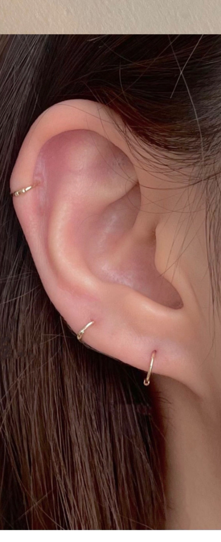 14k피어싱 링귀걸이