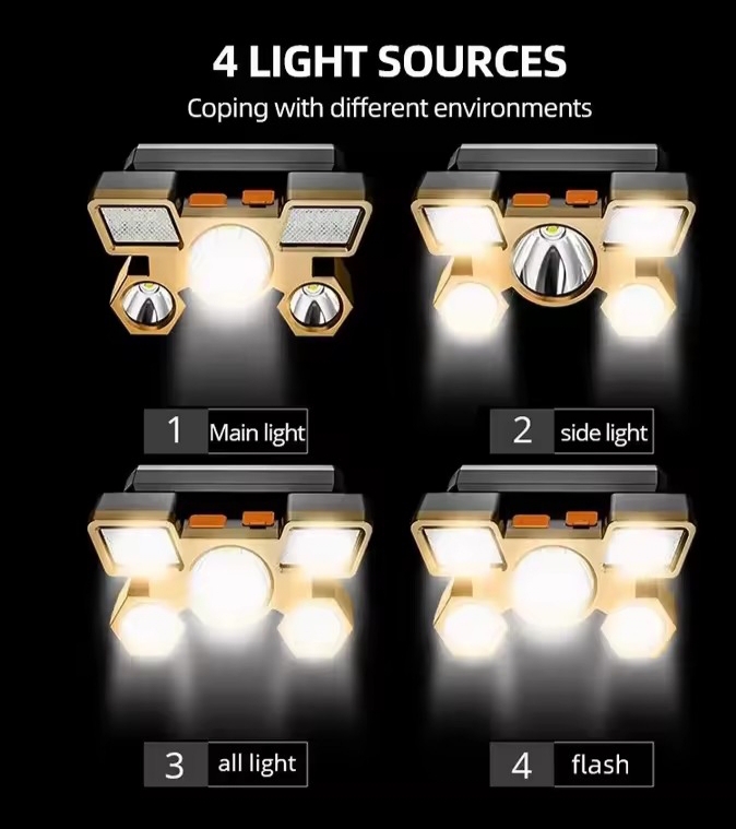 무료배송.LED 충전식 헤드램프 새상품