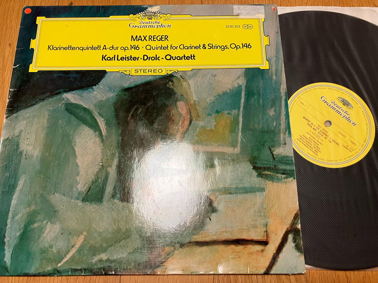 수입 LP) 막스 레거 클라리넷 5중주