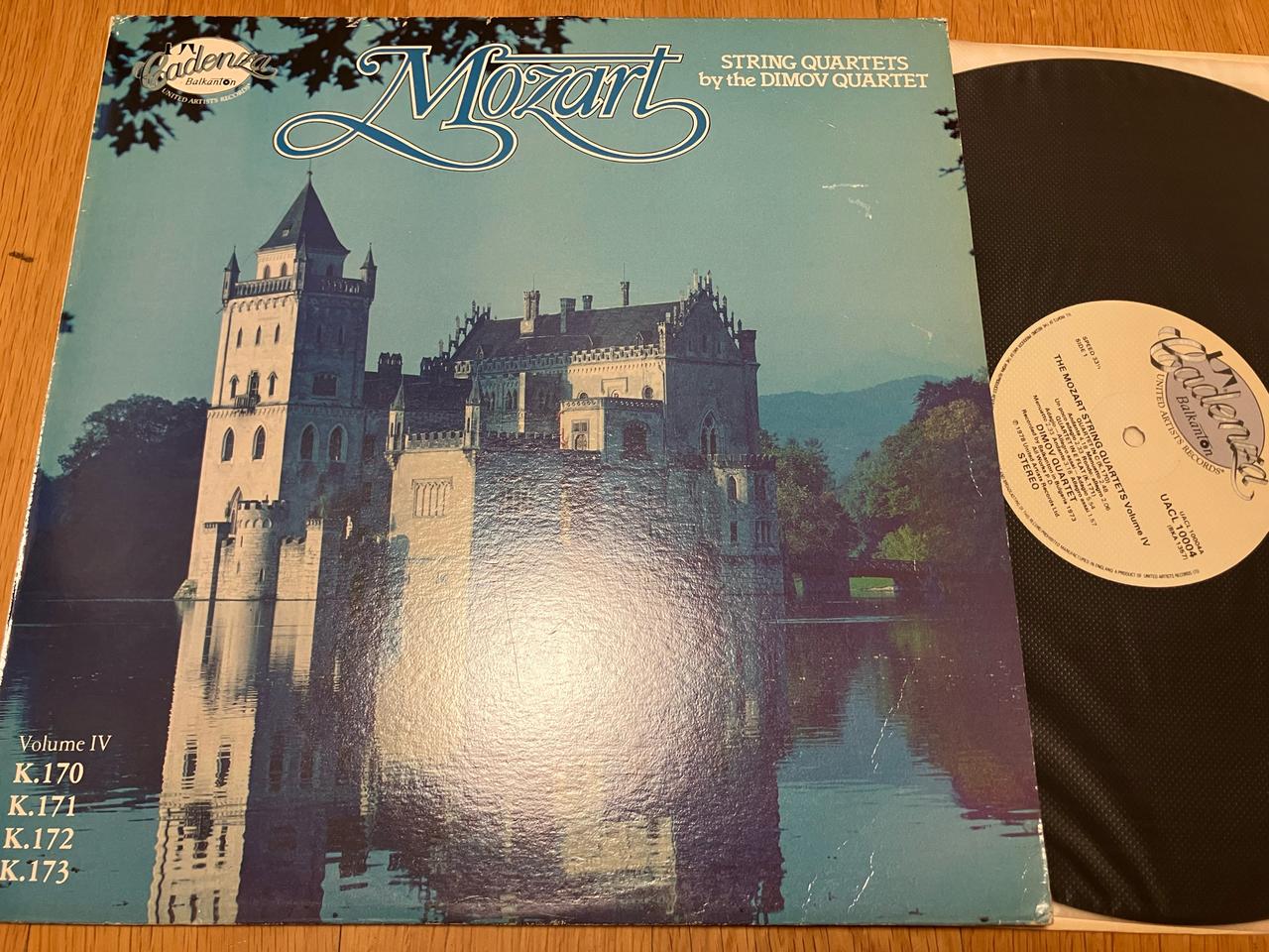수입LP) 모차르트 현악4중주 /디모프 사중주단