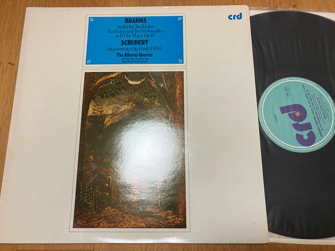 초반LP) 알베르니 현악사중주단 - 브람스/슈베르트