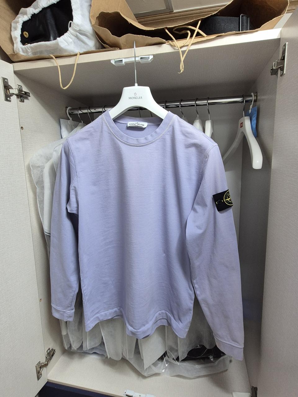 한글택 스톤아일랜드 롱슬리브 맨투맨 95-M