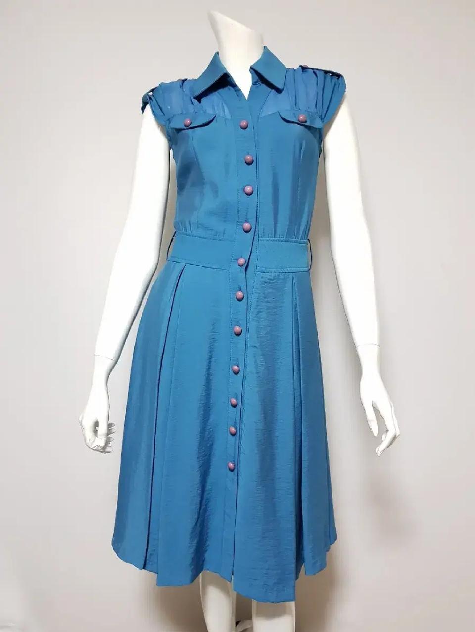 쉬폰 카라 포인트 원피스~