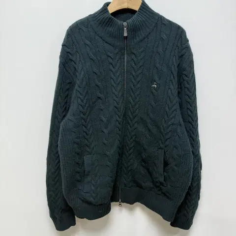 (35) 브룩스브라더스 꽈배기 니트집업