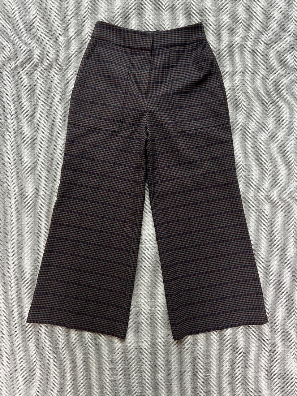 DEWL 듀엘 체크 와이드팬츠 정품