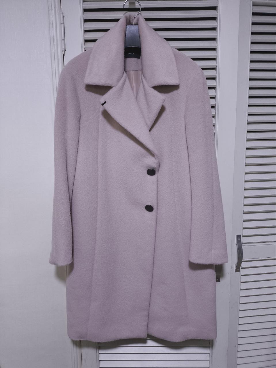 82 시스템 알파카 양모 코트