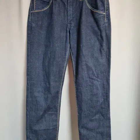 리바이스 511 진청 스티치 데일리 일자 데님 청바지