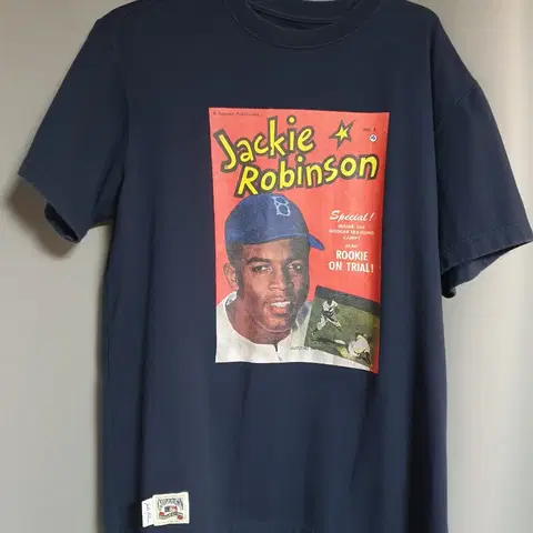 뉴에라 잭키로빈슨 LA다져스 반팔 티셔츠