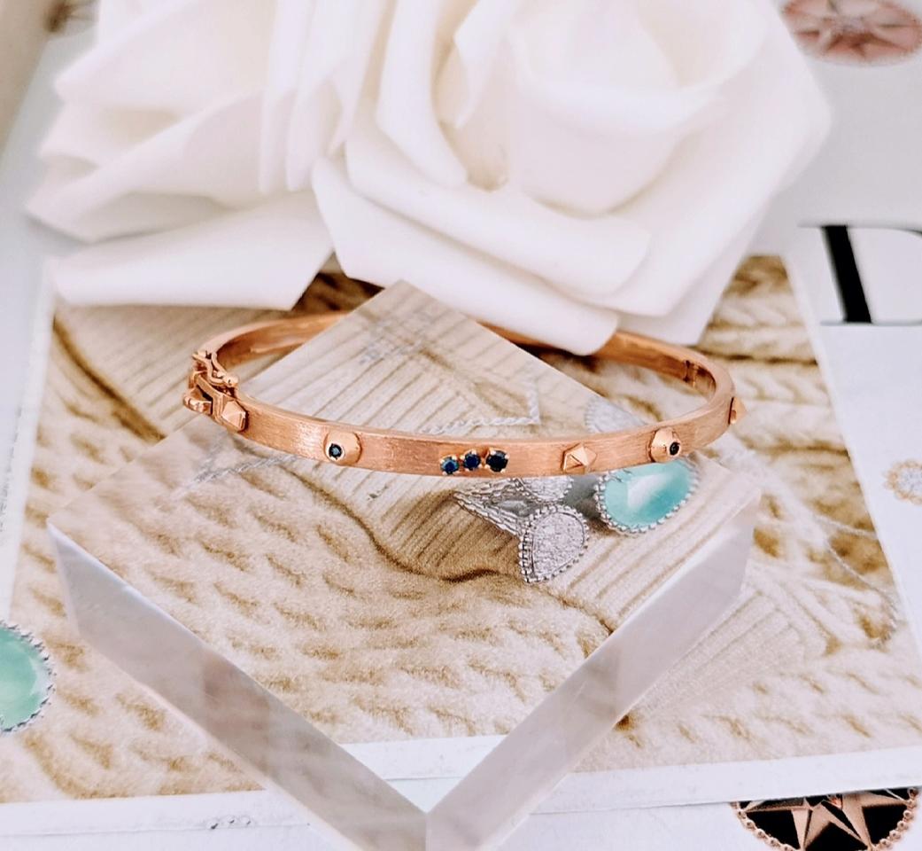 18k청 다이아 뱅글 팔찌