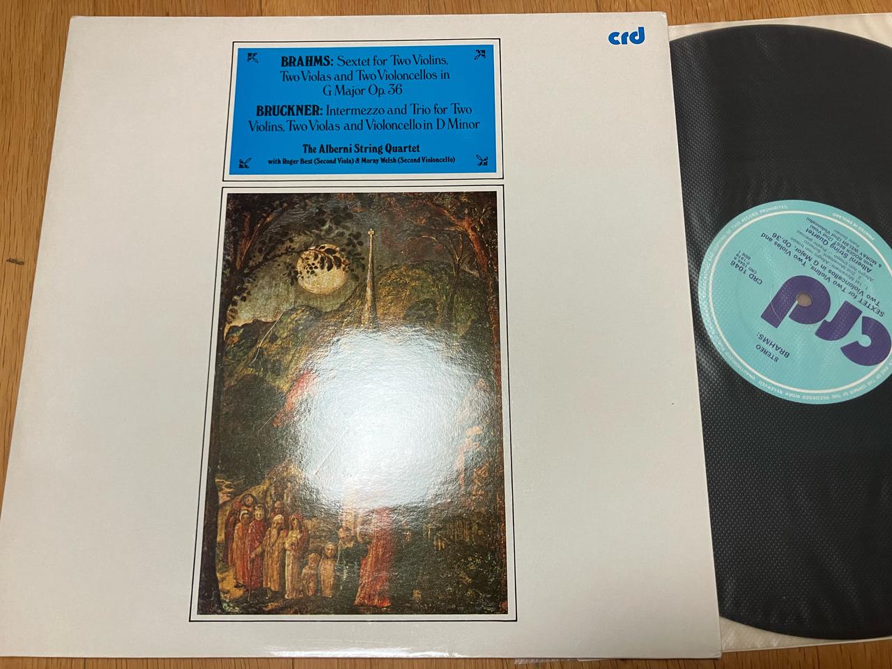 수입초반LP) 알베르니 사중주단- 브람스 브루크너 클래식