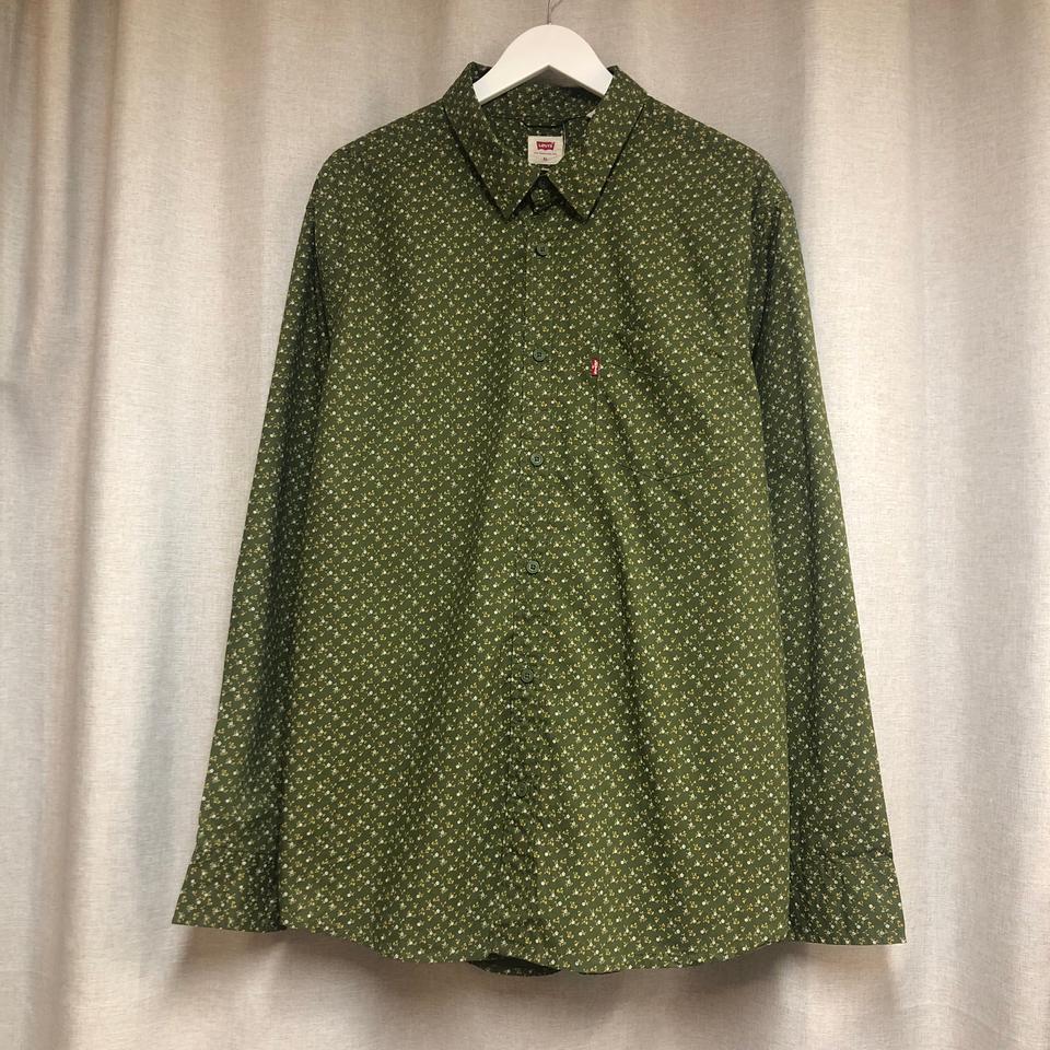 (새상품) 리바이스 스탠다드핏 플라워 패턴 셔츠 (XL)