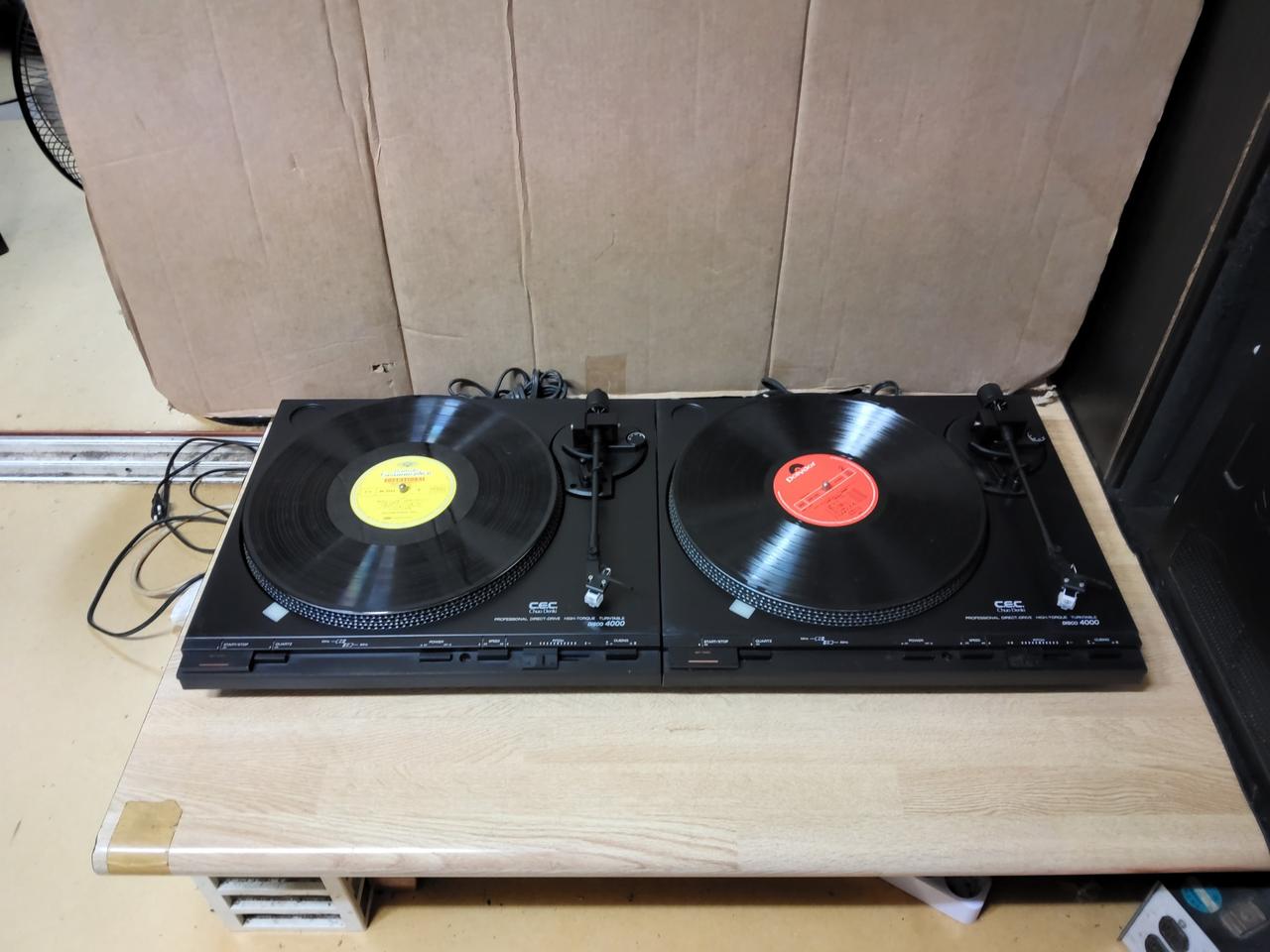 CHUO DENKI DISCO 4000 LP 턴테이블 2 (오디오 앰프