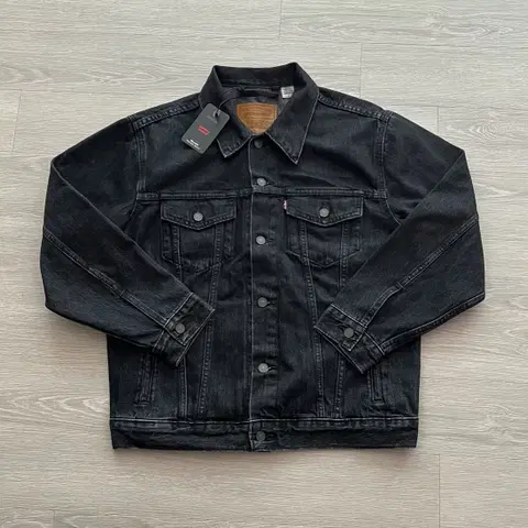 (새상품) 리바이스 3세대 블랙 트러커 프리미엄 라인 데님 자켓