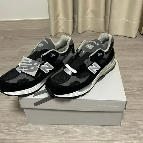 (새상품) 뉴발란스 992 블랙 그레이