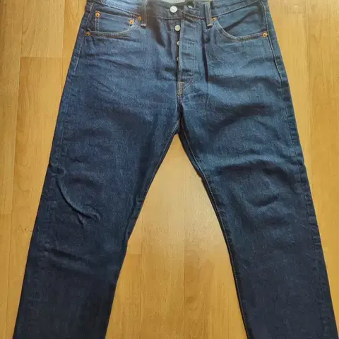 리바이스 501 진청 33X25 짧은 기장