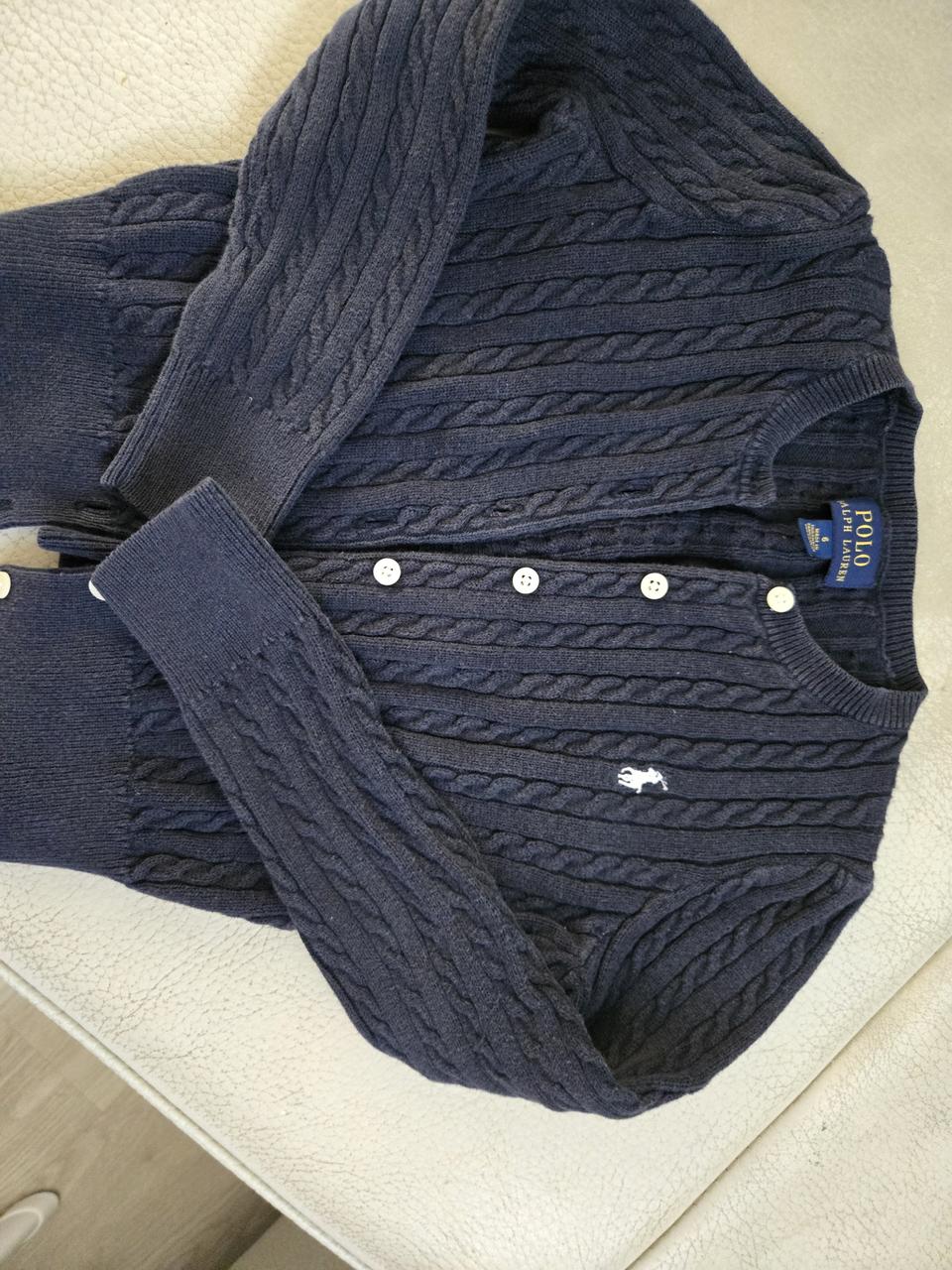 폴로 여아 가디건 6세