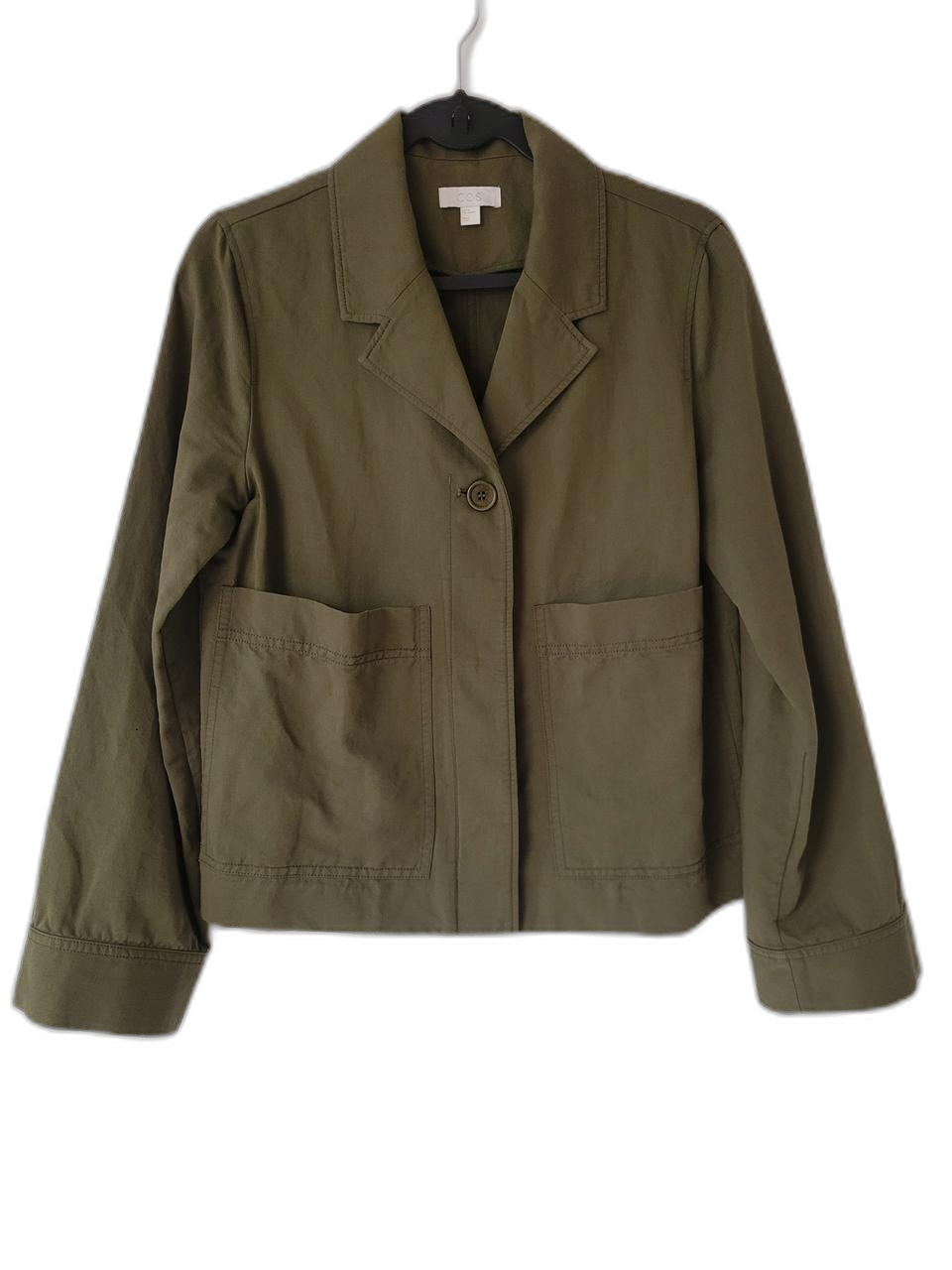 COS 코튼 린넨 블레이저 자켓 eur34 (55)