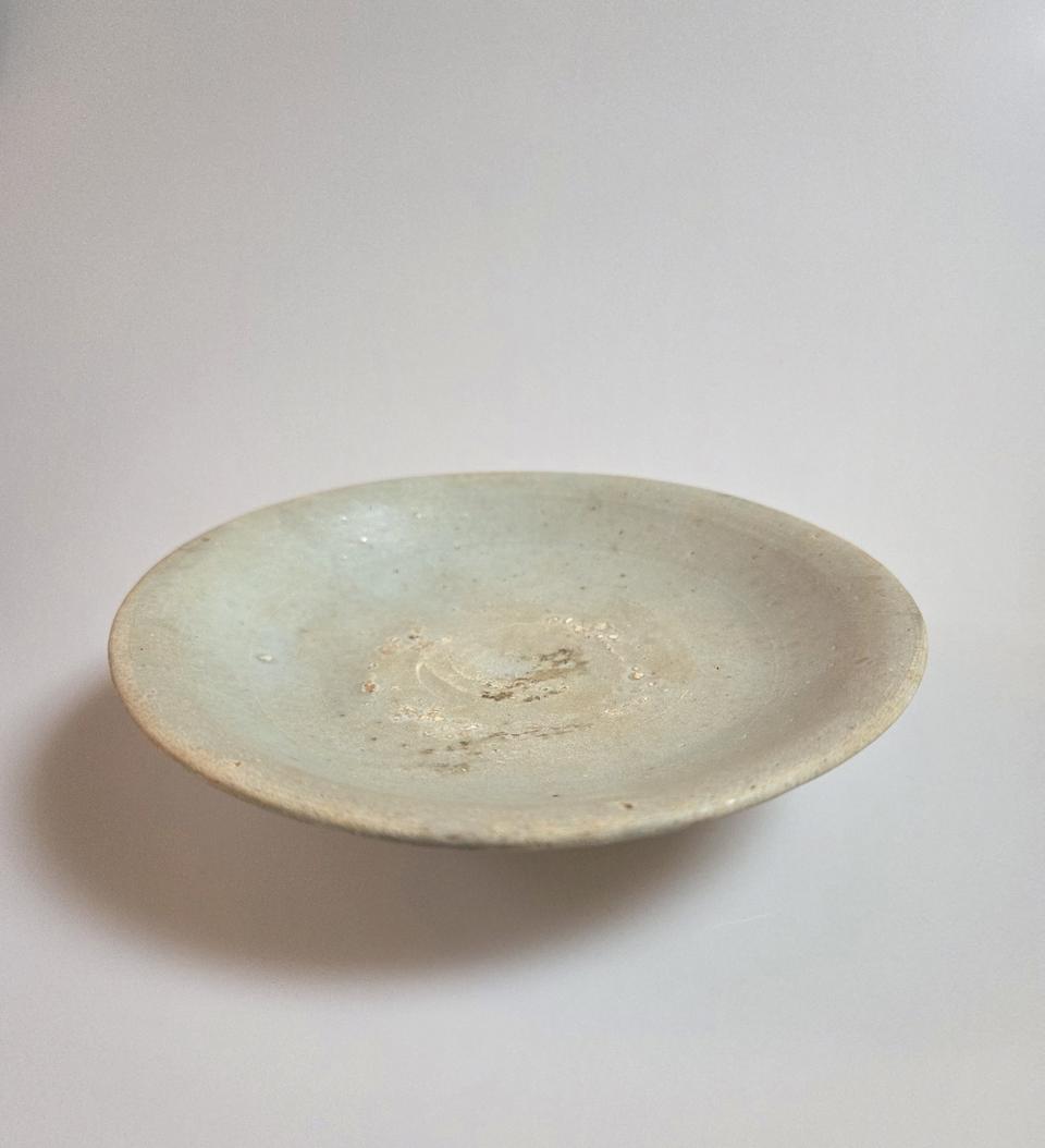 고미술품 조선시대 조선백자접시 상태완벽