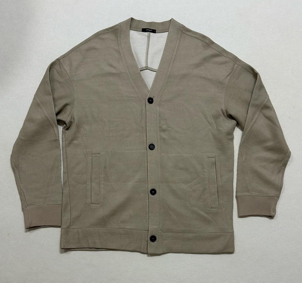 알레그리 포켓 니트 베이지 가디건 105