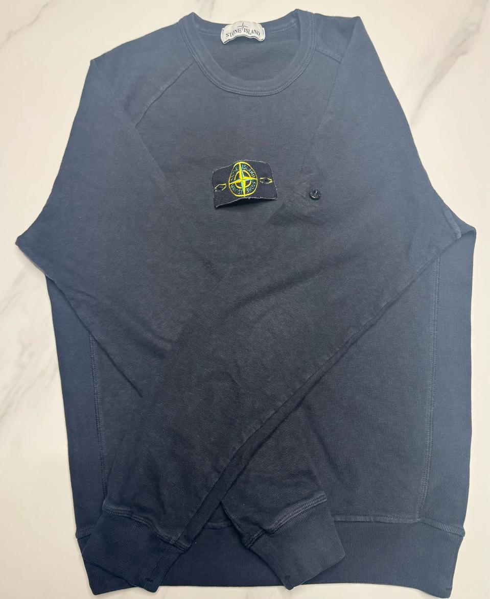 [S]20SS 스톤아일랜드 크루넥 블랙 맨투맨