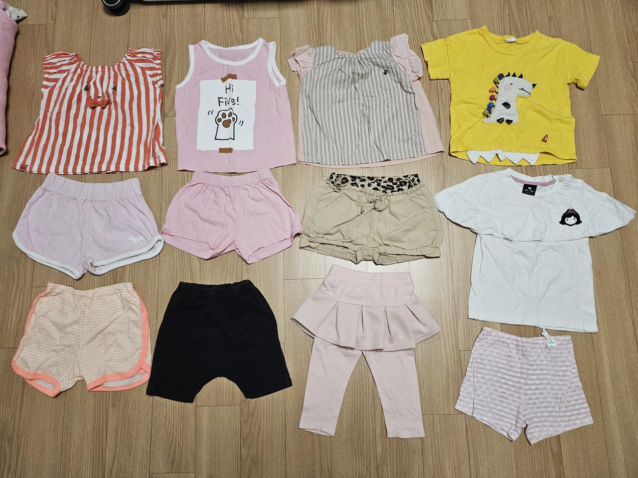 여아 여름옷 90사이즈 일괄 알퐁소 아가방 해피랜드 알루앤루 외