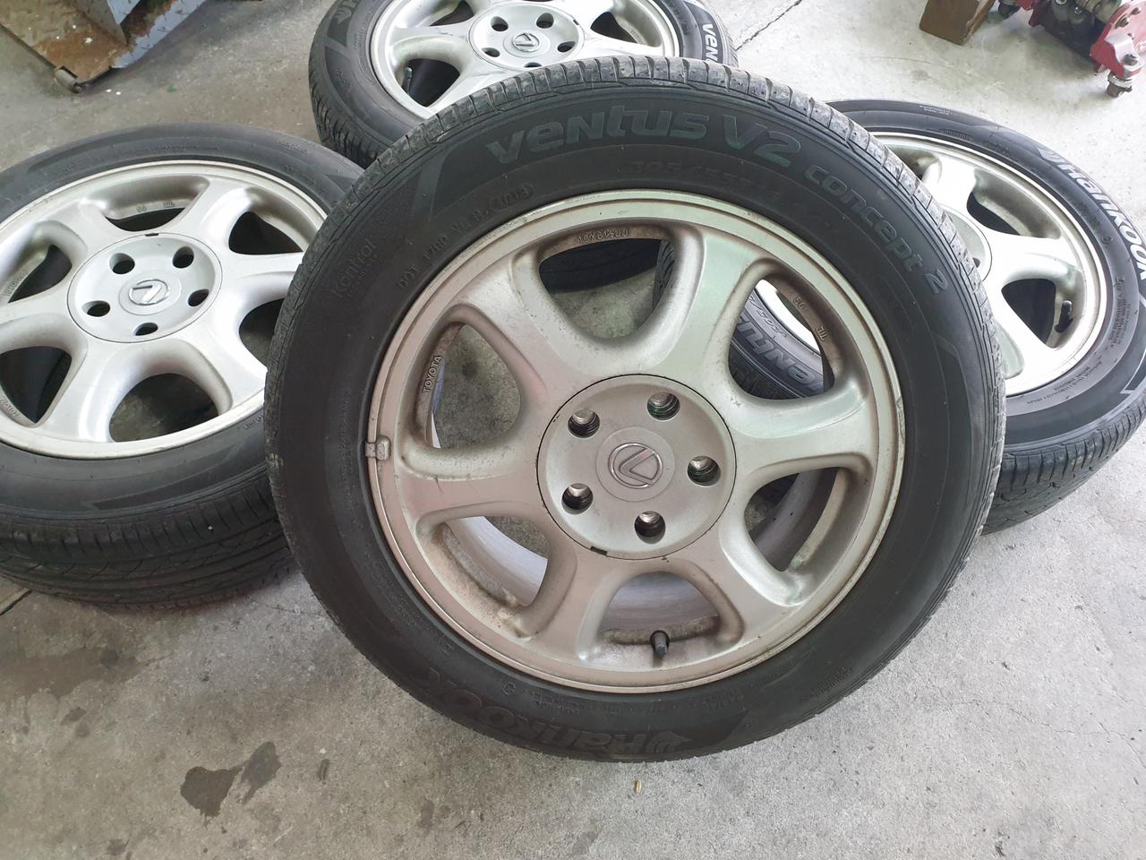 렉시스is200 순정 16인치휠타이어