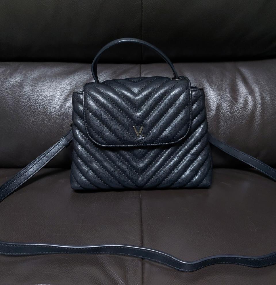 빈치스벤치 퀼팅 탑핸들 가죽 미니백