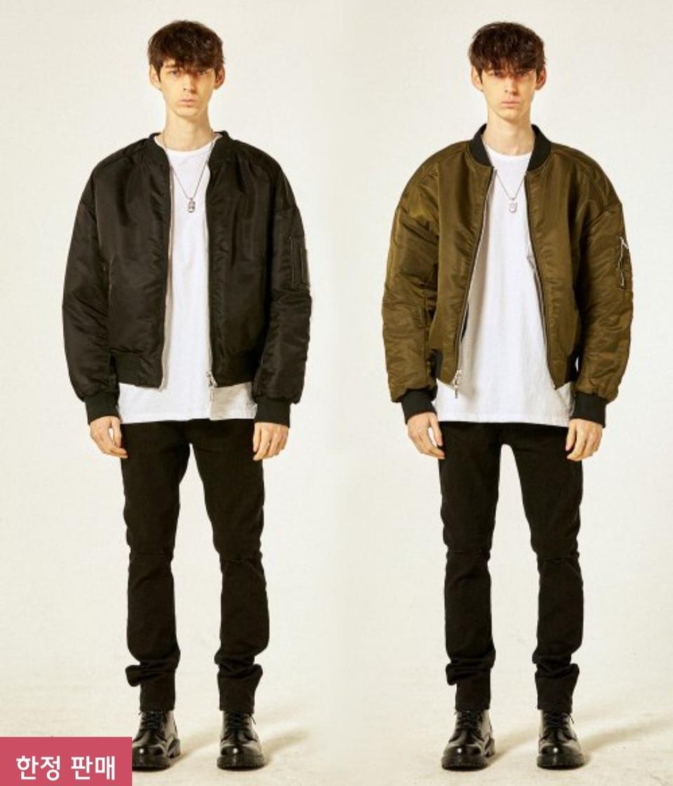[버튼서울] 양면 ma-1 항공점퍼