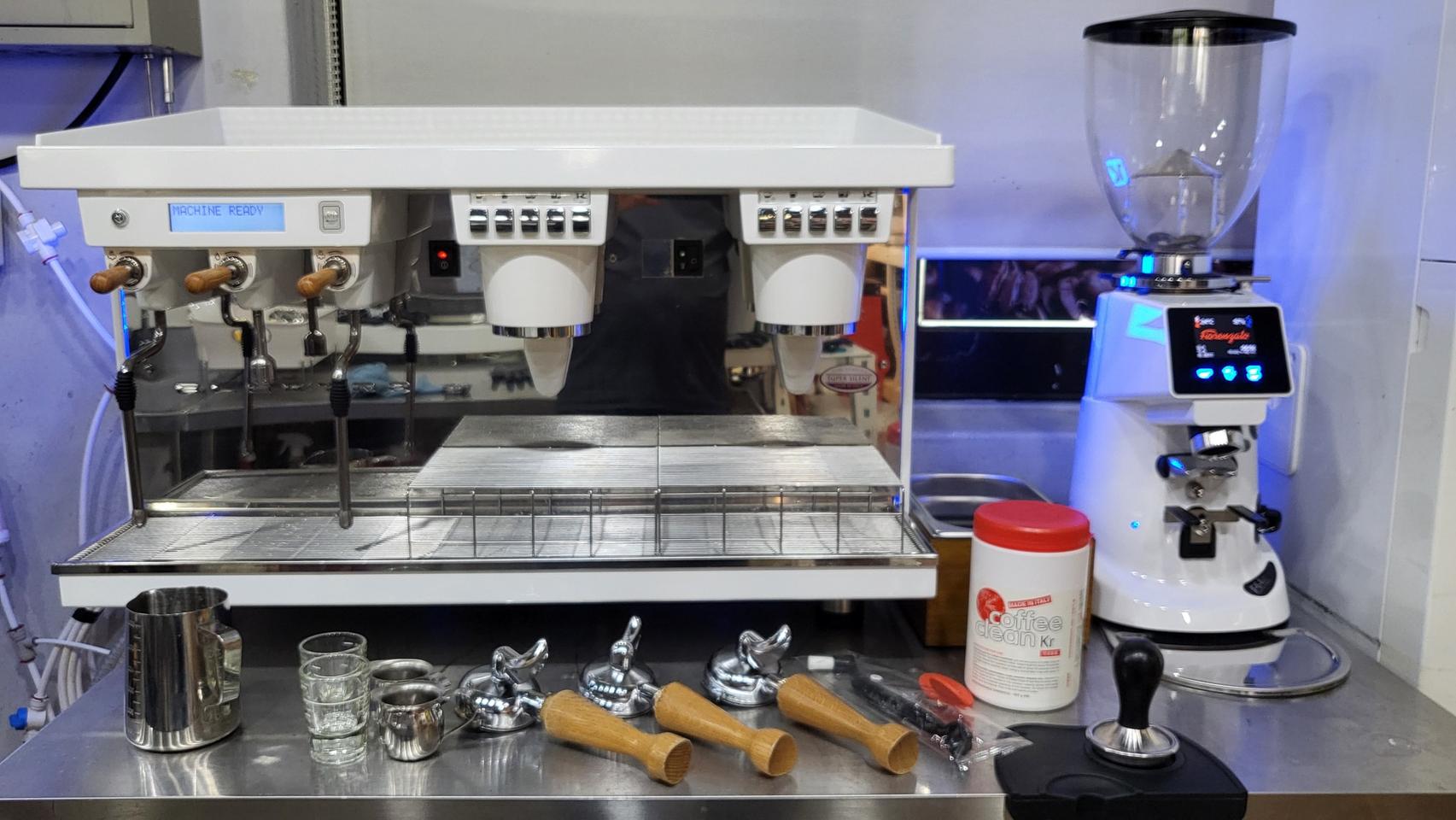 일렉트라 K-UP 커피머신 피오렌자 자동 그라인더 포함