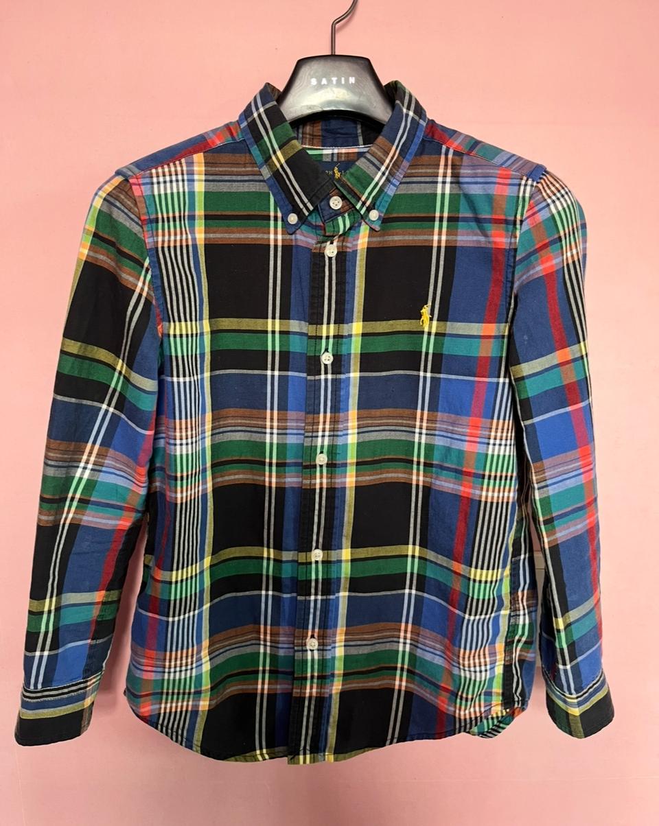 폴로 랄프로렌 키즈 체크 셔츠 130호