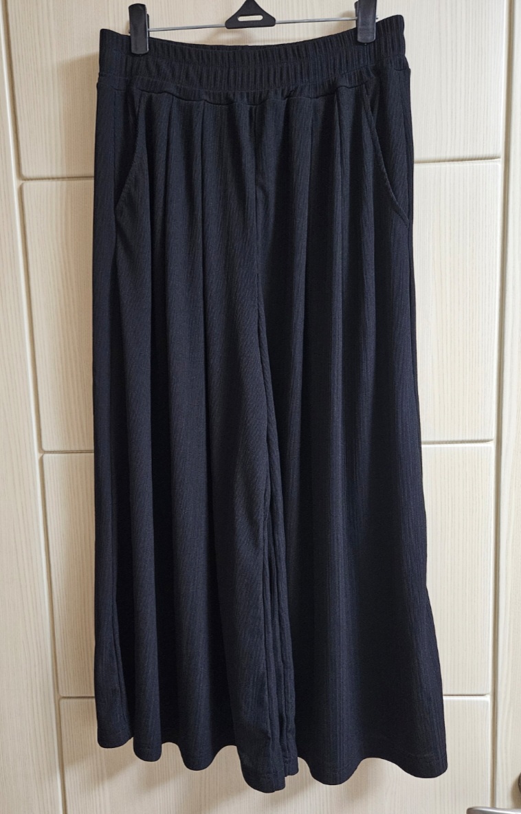 [최저가]마리앙플러스 푸티츠 여름 와이드팬츠 치마바지 - 블랙