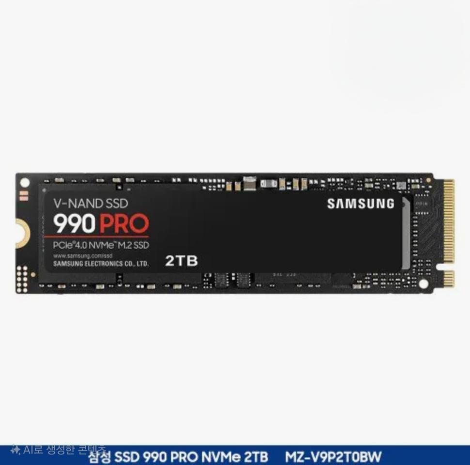 (미개봉)(정발) 삼성 990 PRO 2TB SSD(M2) 팝니다