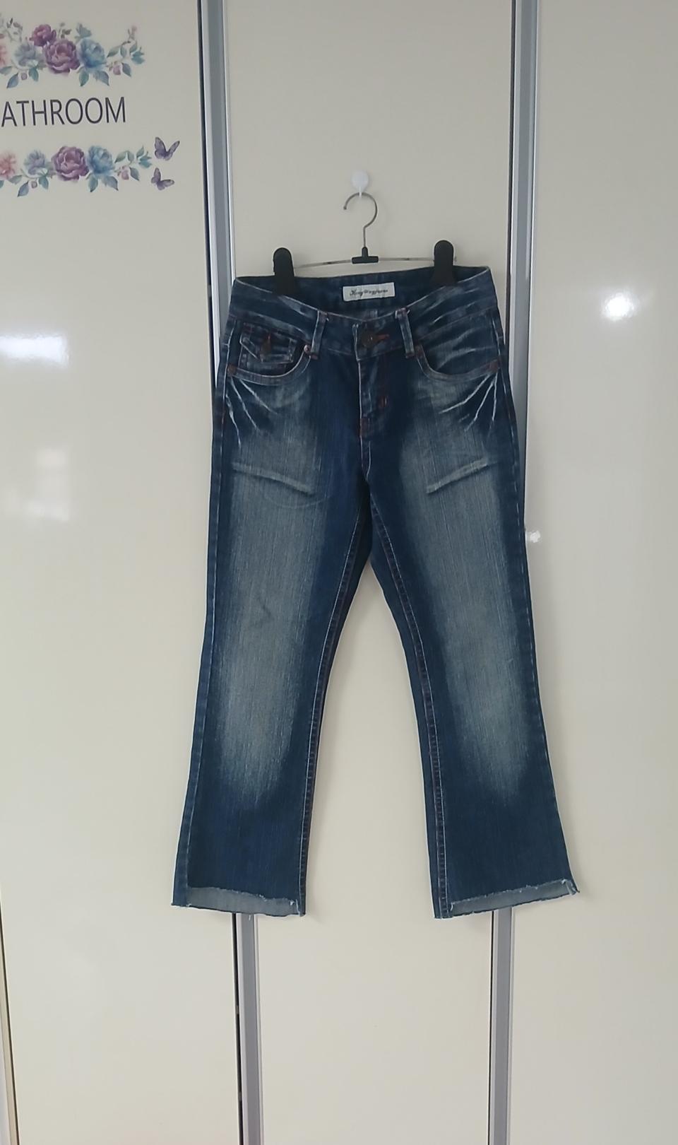 부츠컷 데님 청바지