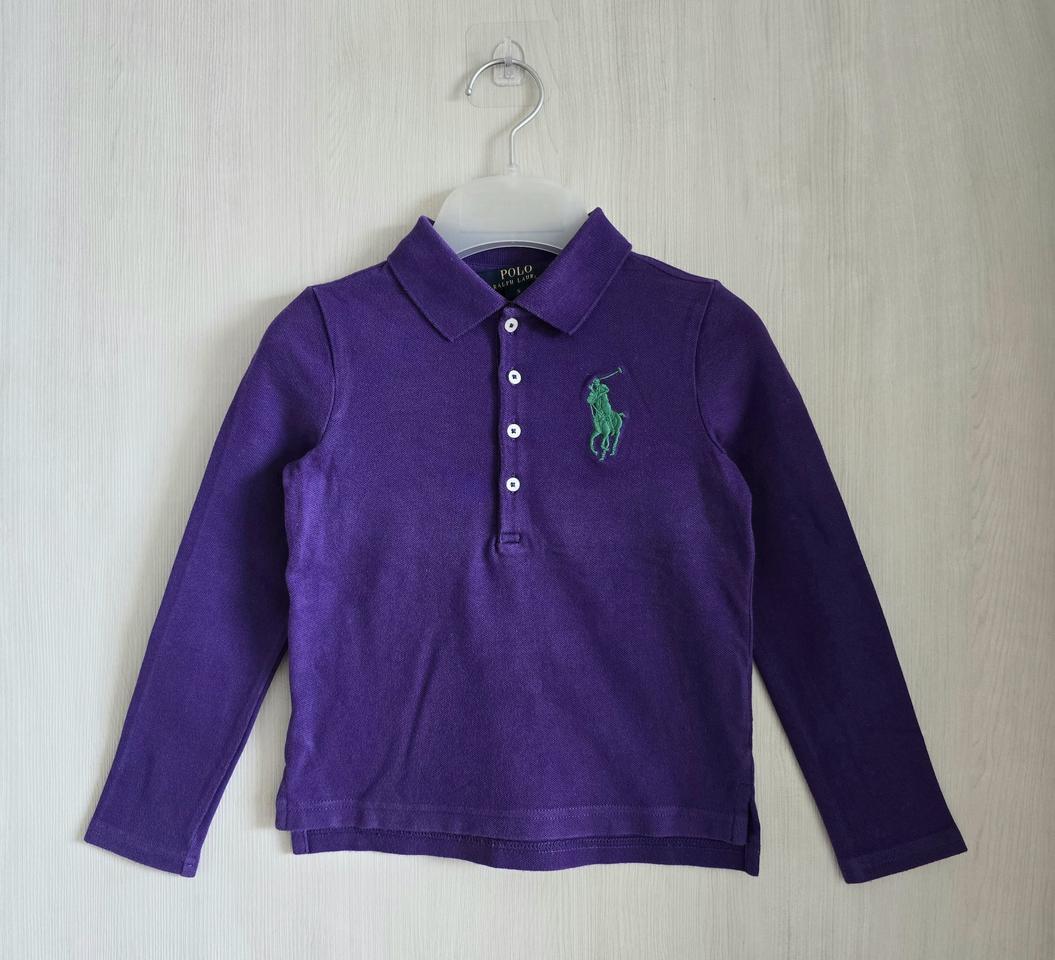 폴로랄프로렌키즈 pk 카라 여아 긴팔티셔츠 5사이즈