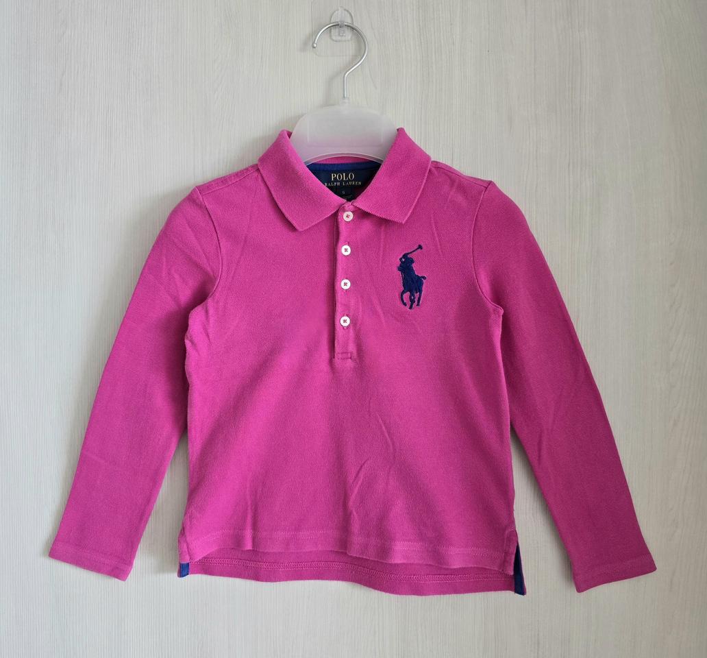 폴로랄프로렌키즈 pk 카라 여아 긴팔티셔츠 5사이즈