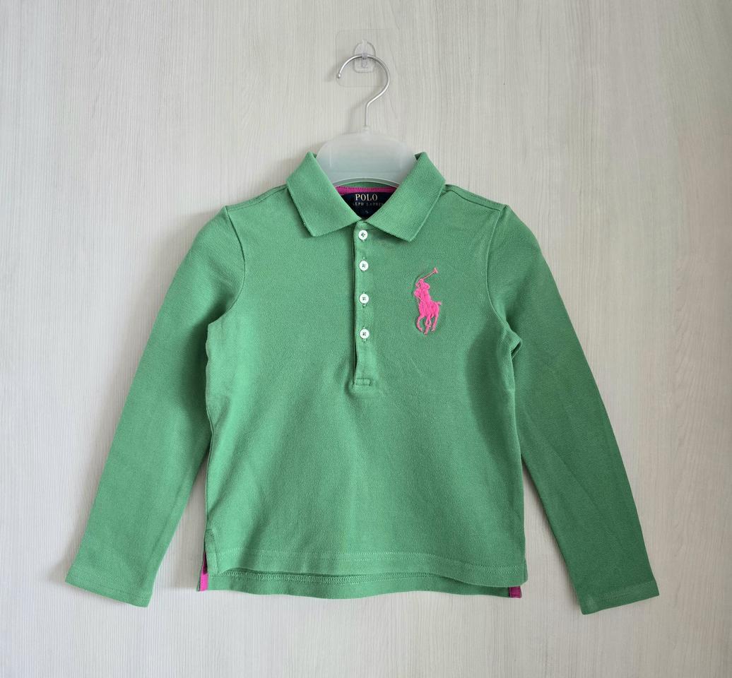 폴로랄프로렌키즈 pk 카라 여아 긴팔티셔츠 5사이즈