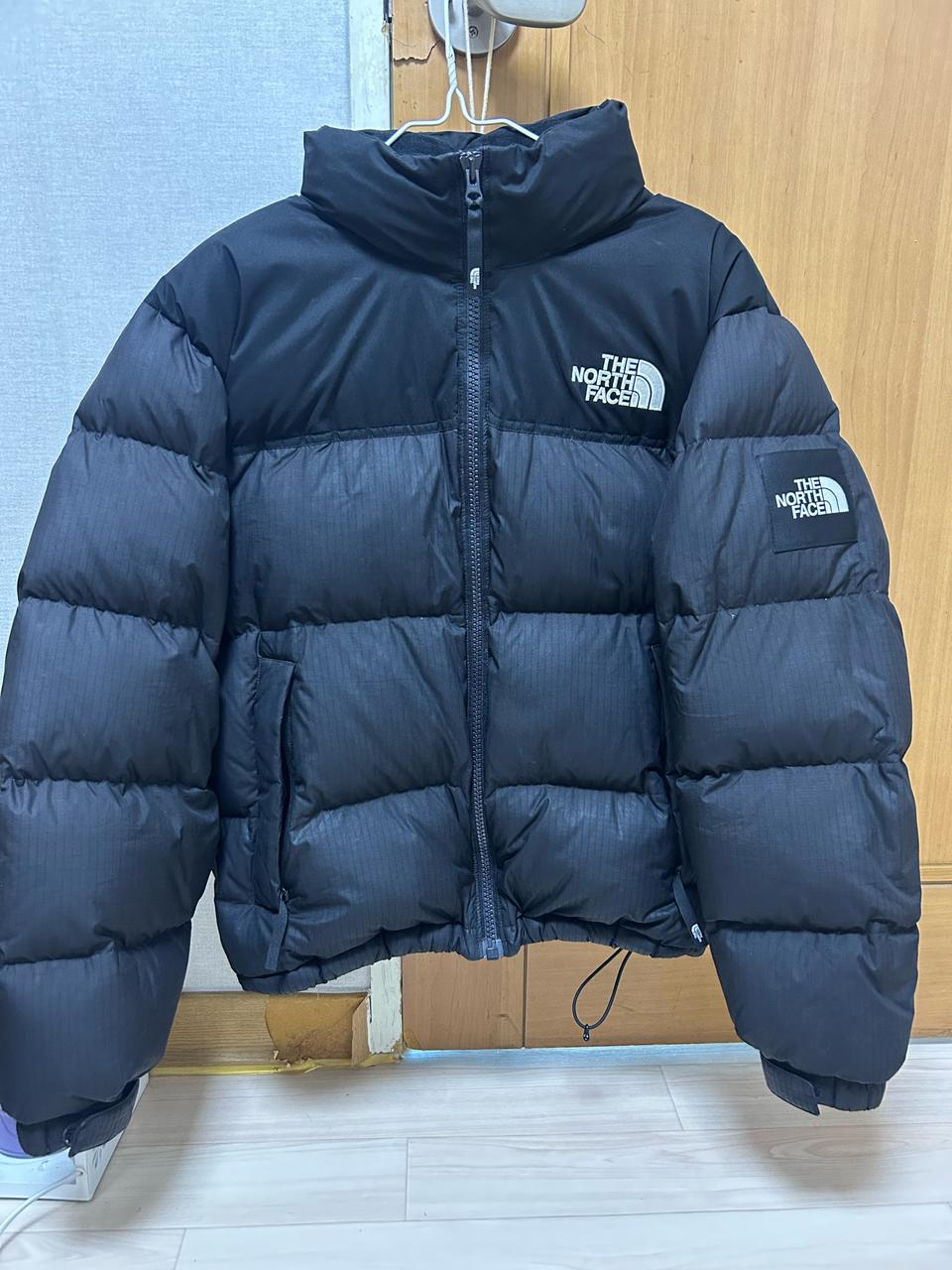 노스페이스 화이트 라벨 노벨티 눕시 다운 자켓 리얼 블랙