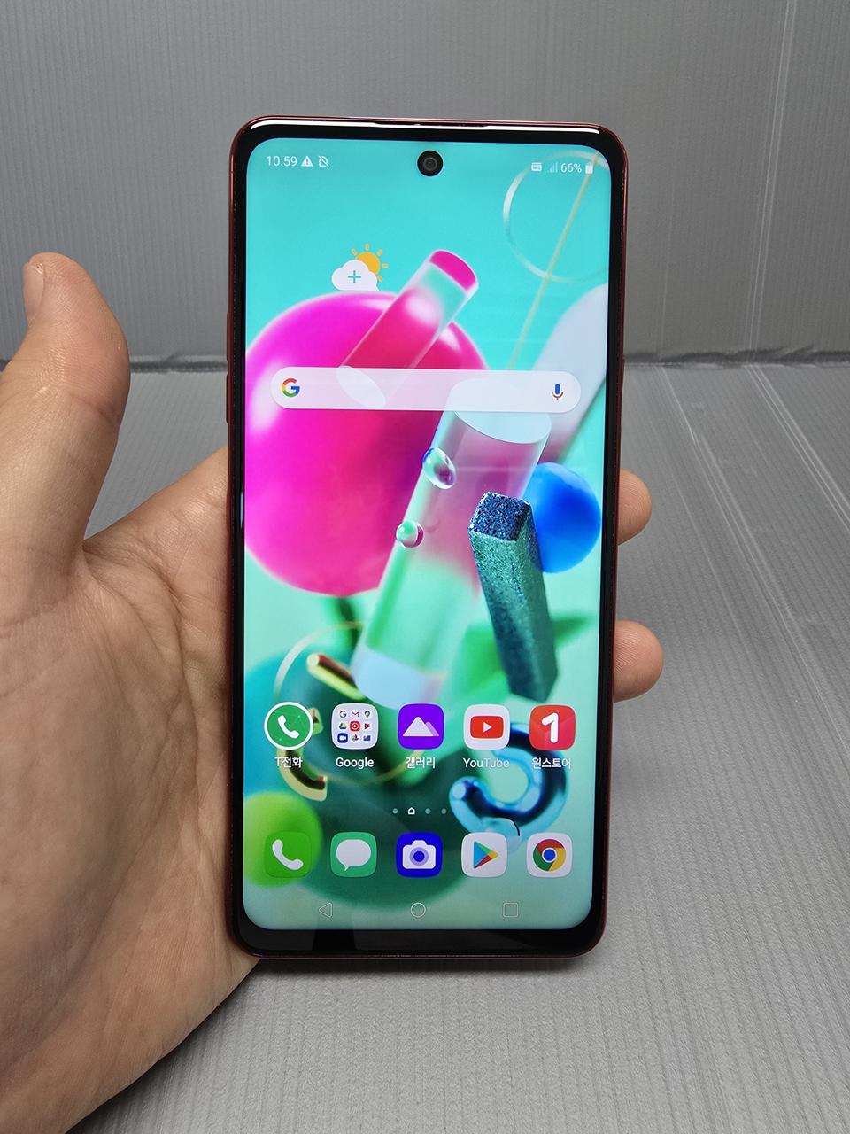 LG Q92 128기가 레드 *상태굿가성비굿굿~/#0389