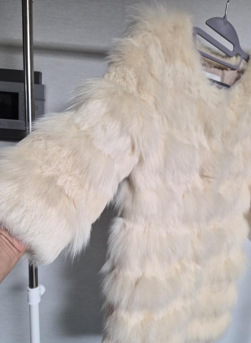 택0새옷 폭스퍼 럭셔리 코트