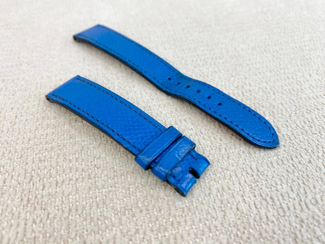 에르메스 H아워 PM 사이즈 정품 블루 스트랩