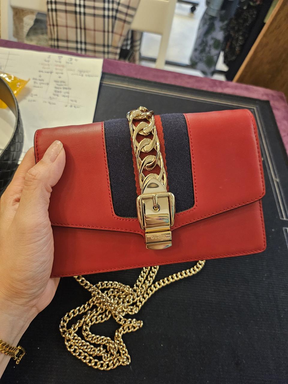 구찌실비 미니체인백