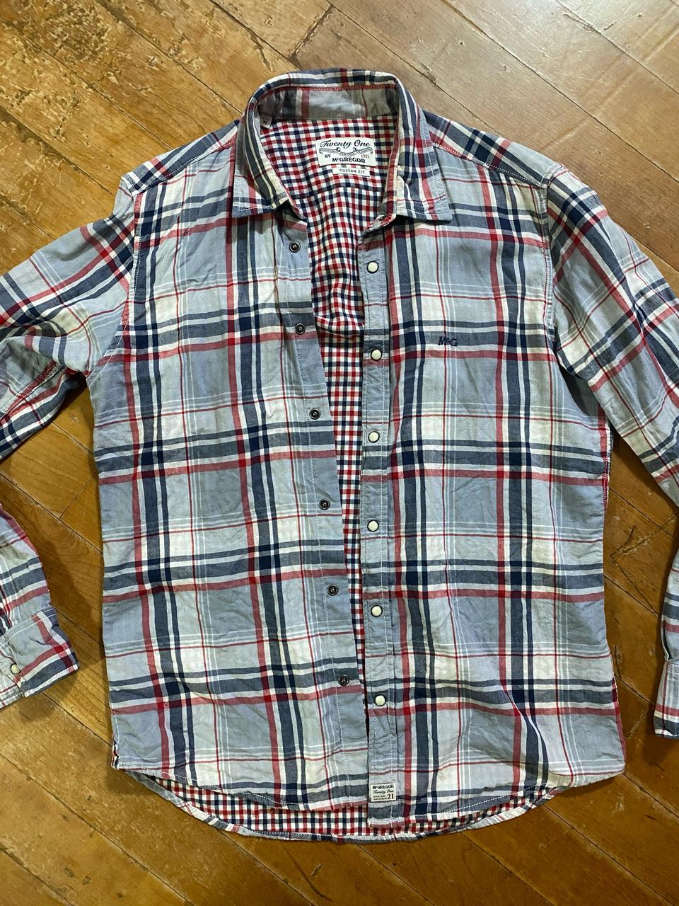 (영국) 맥그리거 체크 셔츠 M사이즈 (국내100)
