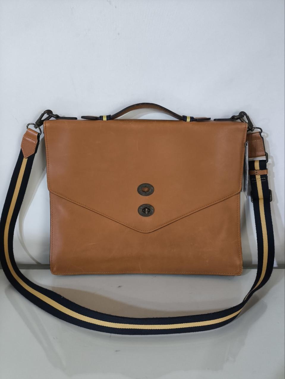 영국 스마트턴아웃 소가죽 엔틱 브리프케이스