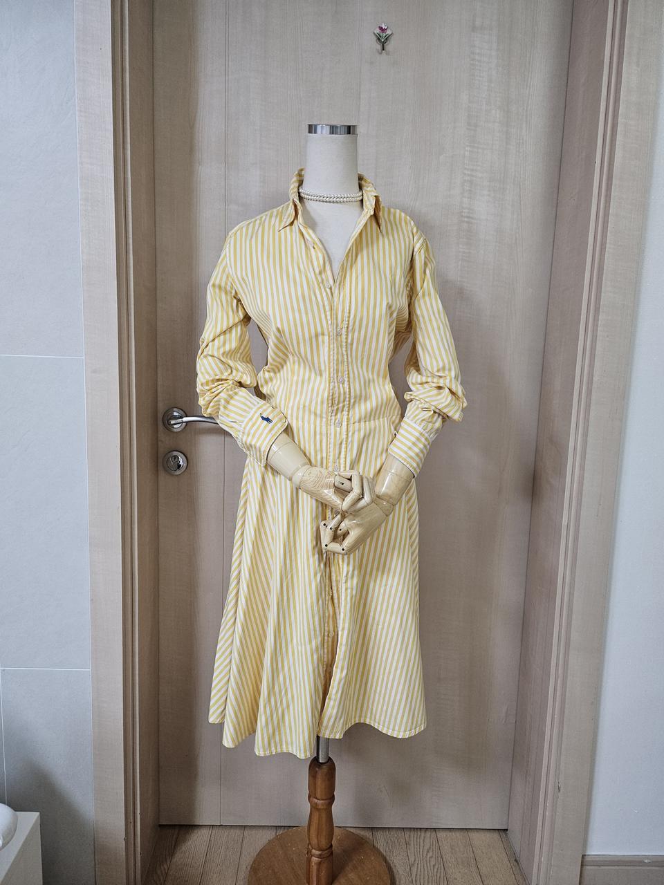 랄프로렌 폴로 정품 여성 스트라이프 원피스