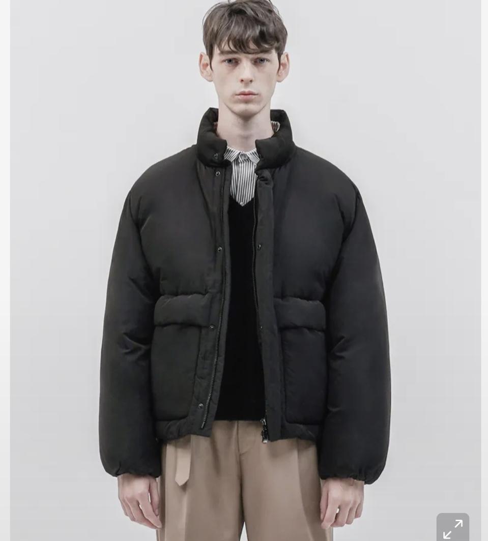 비슬로우 스탠다드 다운 숏패딩 S