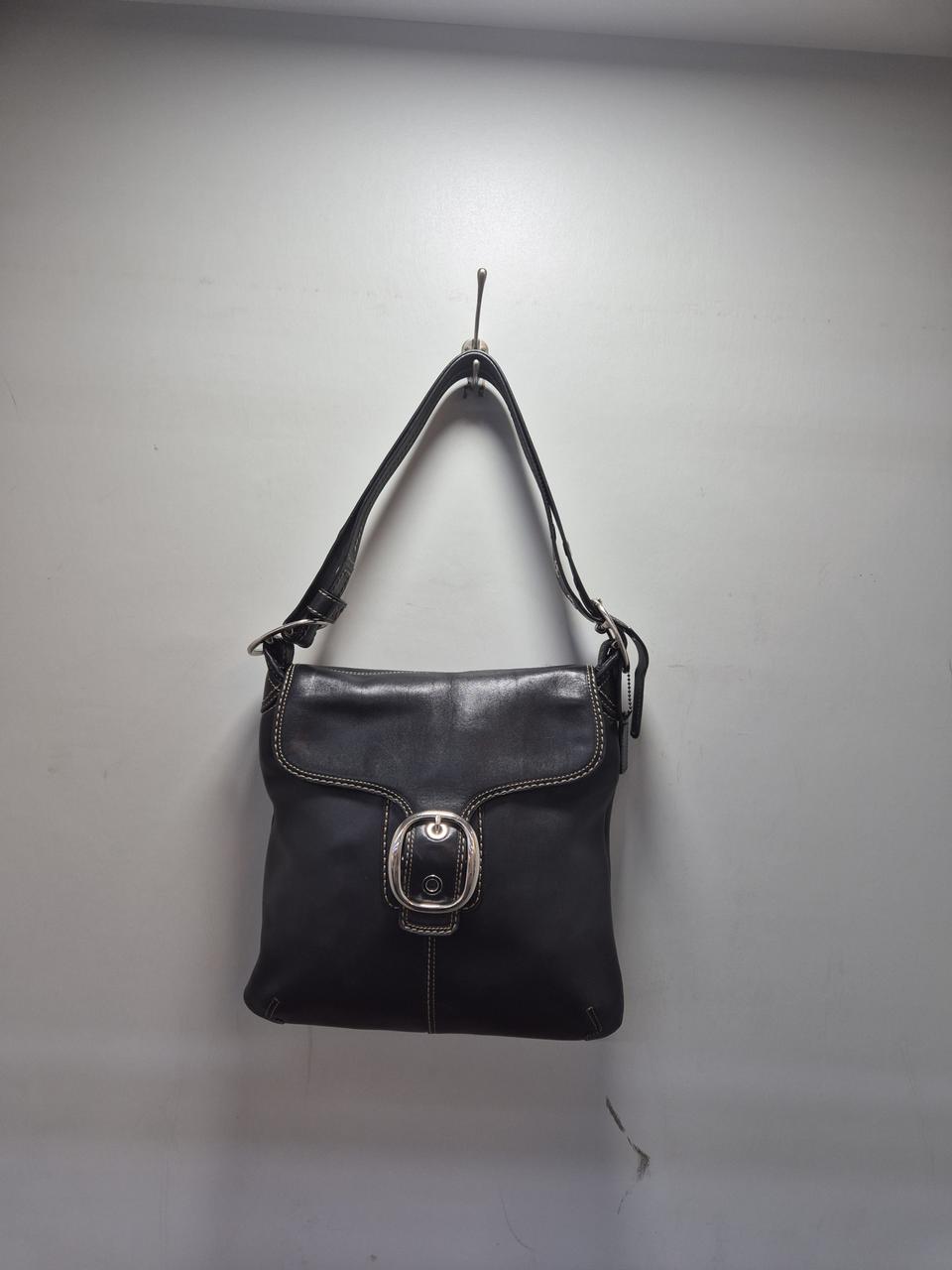 코치 빈티지 검정 크로스앤 숄더백