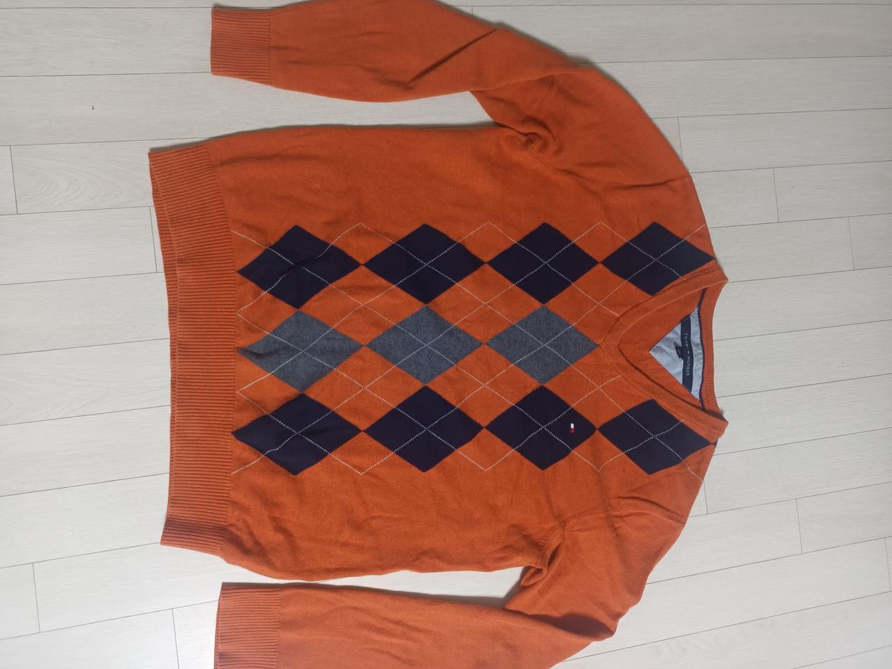 타미 아가일패턴 니트