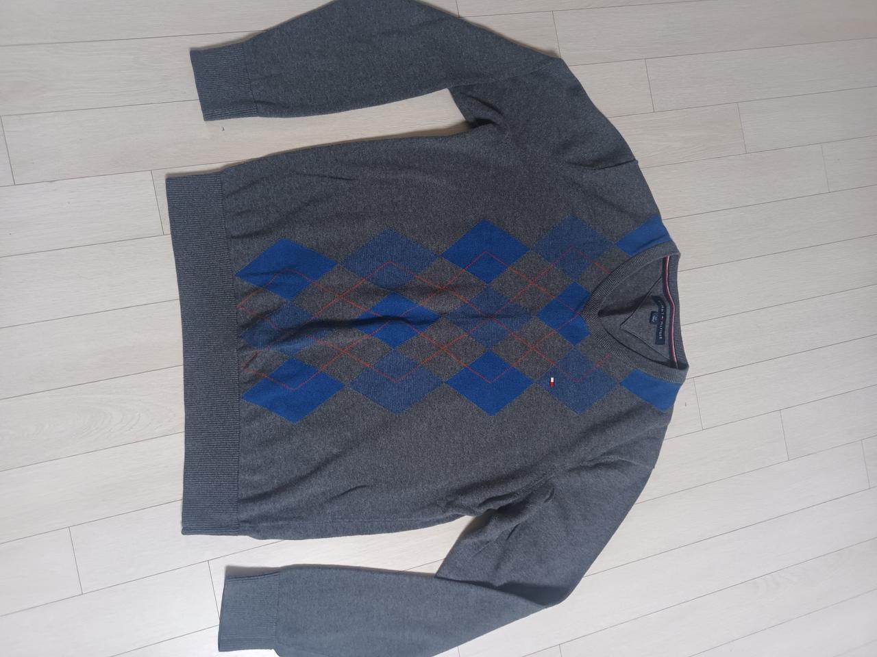 타미 아가일패턴 니트