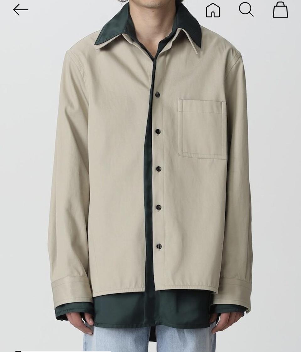 보테가베네타 레이어드 셔츠 50사이즈